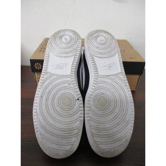 USED Nike Men\'s Court Vision Low Sneaker, Black/White-Photon Dust, 8.5 main image 8